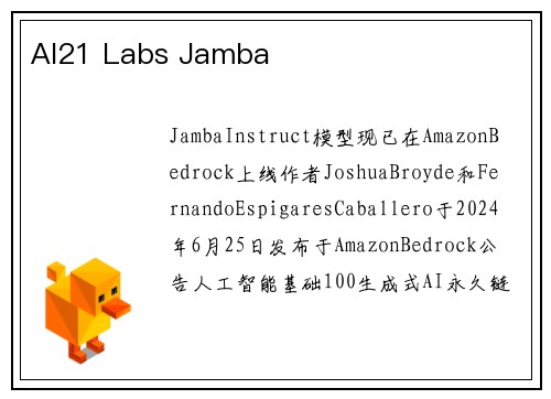 AI21 Labs Jamba